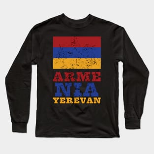 Flag of Armenia Long Sleeve T-Shirt